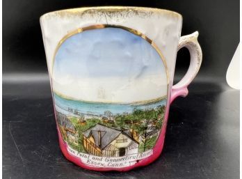 Antique Victorian Souvenir Cup - Essex, CT
