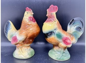 Vintage Pottery Chickens