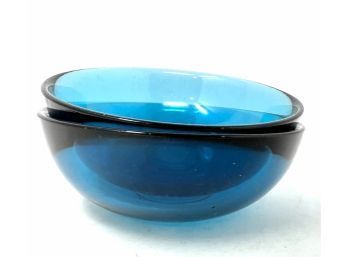 Pair Of Orrefors Glass Bowls Mid Century Modern
