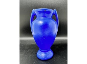 Petite Pottery Vase Blue