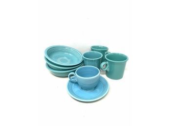 Lot Of Turquoise Fiestaware