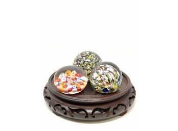 Collection Of Glass Paperweights