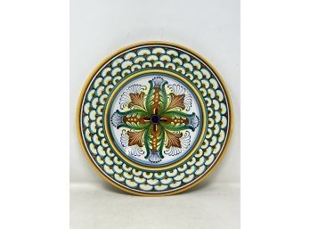 Italian 'Taormina' Large Ceramic Serving Plate Or Wall Charger