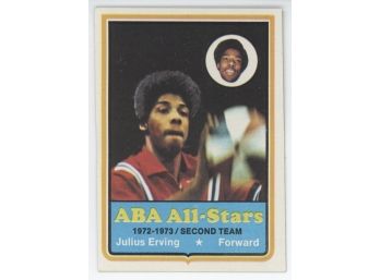 1973 Topps Julius Erving All Star