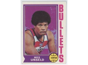 1974 Topps Wes Unseld