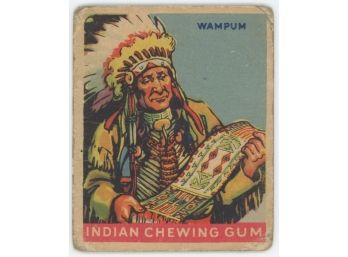 1933 Indian Gum #195 Wampum