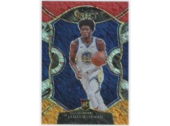 2020 Select Concourse Red And Yellow Prizm James Wiseman Rookie