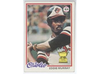 1978 Topps Eddie Murray Rookie