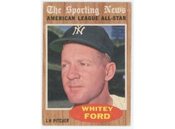 1962 Topps Whitey Ford All Star