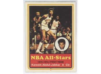 1973 Topps Kareem Abdul-Jabbar All Star