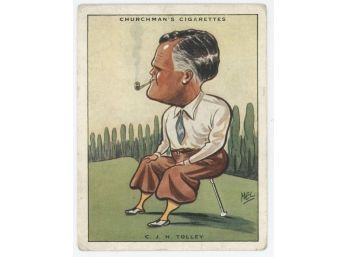 1931 Churchman's Golf Large C.J.H. Tolley