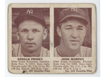 1941 Double Play Gerald Priddy/ John Murphy