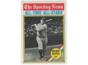 1976 Topps Sporting News Babe Ruth