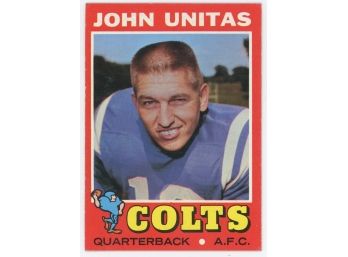1971 Topps Johnny Unitas