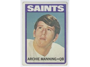 1972 Topps Archie Manning Rookie