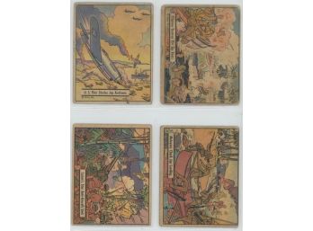 Lot Of (4) 1941-42 War Gum Cards