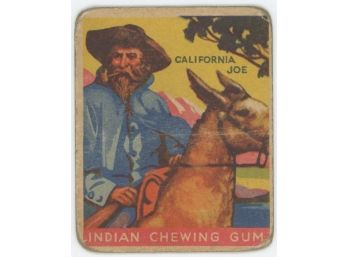 1933 Indian Gum #51 California Joe