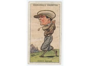 1931 Churchman Golf Small Percy Alliss