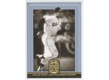 2005 Donruss Greats Willie Mays Holo Gold #100/100