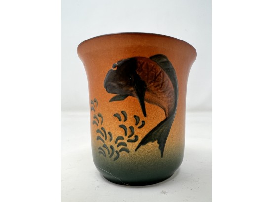 Peter Ipsen P&E Danish Art Pottery Fish Vase