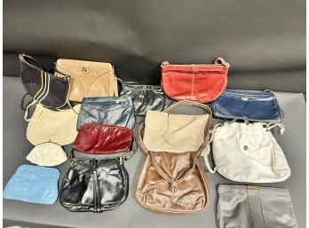 Large Lot Of Vintage Handbags - Etienne Aigner Brand And More!!!