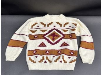 Vintage Southwestern Style Sweater Size Large