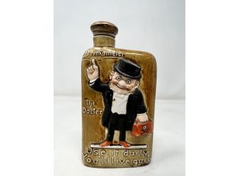 Vintage Whiskey Flask 'Drinkometer' - Missing Thermometer