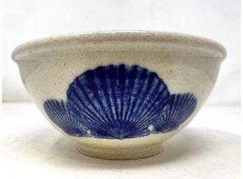 Beautiful Chatham Art Pottery Shell Bowl - Signed
