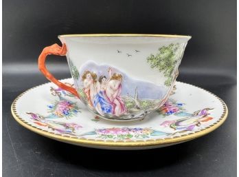 Antique Teacup And Saucer