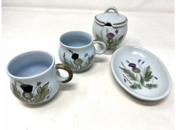 Thistleware By BUCHAN Pottery Lot
