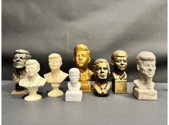 Large Lot Of Kennedy Collectibles BUSTS