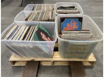 HUGE ESTATE FRESH RECORD LOT !! Literally A Pallet Of Records!!