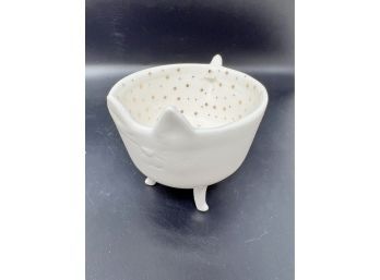 Figural Cat Cup Pottery