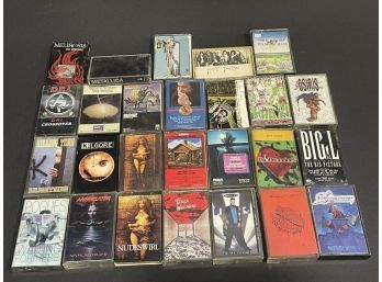 Lot Of Cassettes Including Metallica, The Breeders And More!