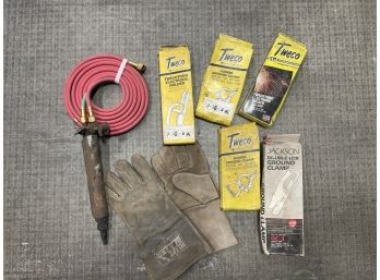 Welding Tools Lot Gloves And More