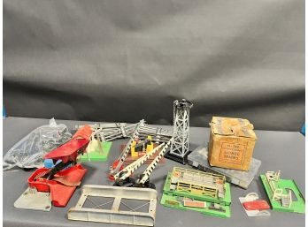 Large Lot Of Misc. Lionel Train Parts And Misc. Train Pieces, Track And More