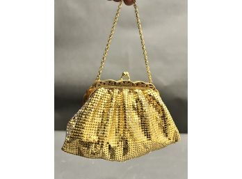 Vintage Whiting And Davis Gold Mesh Bag