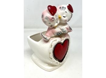 Vintage Replo Ceramic Valentines Planter