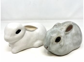 Vintage Ceramic Rabbit Figures