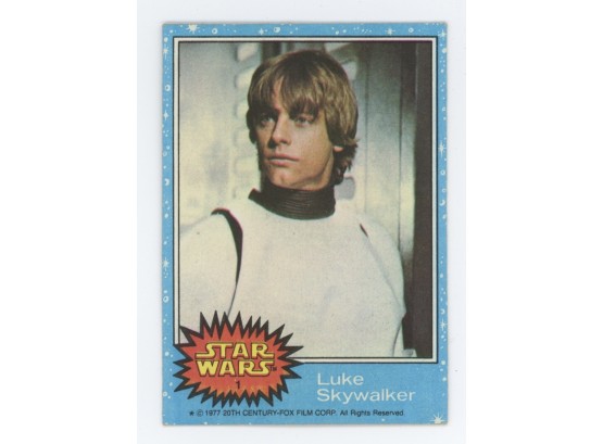 1977 Topps Star Wars #1 Luke Skywalker Rookie