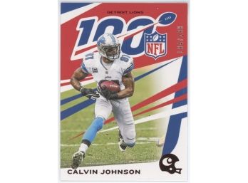 2019 Chronicles 100 Calvin Johnson #/199