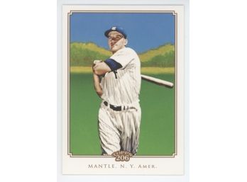 2010 Topps 206 Mickey Mantle