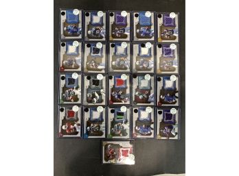 Lot Of (21) 2012 Strata Football Rookie Relic Cards