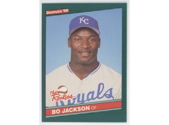 1986 Donruss Bo Jackson The Rookies