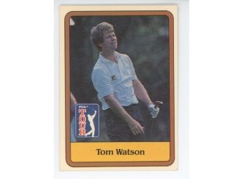 1981 Donruss PGA Tom Watson Rookie