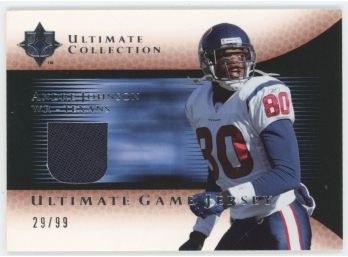2005 Ultimate Collection Andre Johnson Game Worn Relic #/99