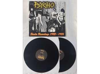 Psycho - Studio Recordings 1982-86 2xLP - WEL026 NM