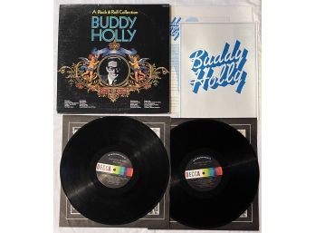 Buddy Holly - A Rock& Roll Collection 2xLP - DXSE7-207 - COMPLETE W/ Promo Flyer, HUGE Poster And Booklet!