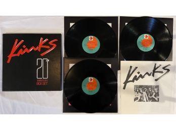 The Kinks - 20th Anniversary 3xLP Box Set - KINKX7254 - Complete W/ Original Inner Sleeves And Booklet NM
