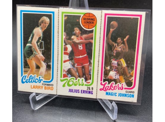 1980-81 Topps Larry Bird And Magic Johnson Rookie Card